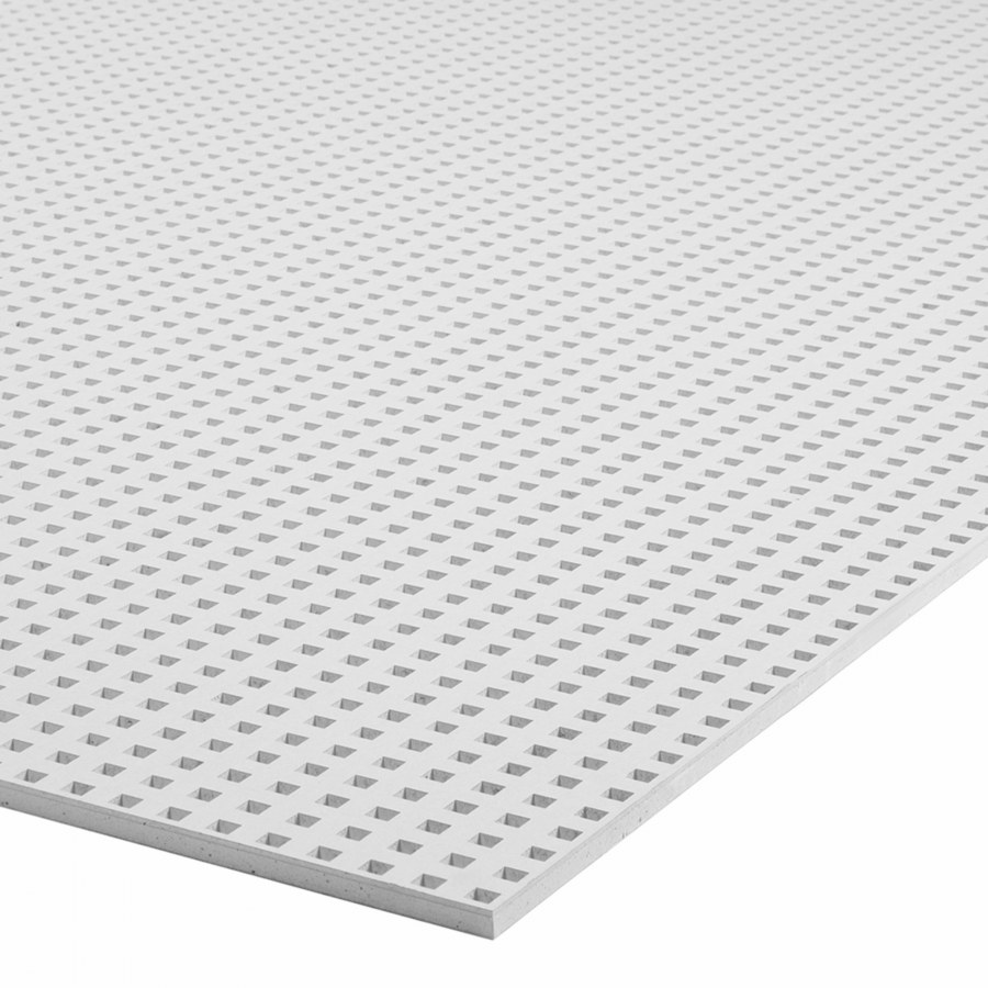 Кнауф-акустика ППГЗ-б2-12/25кв-4пк-2400х1200х12,5мм, белая