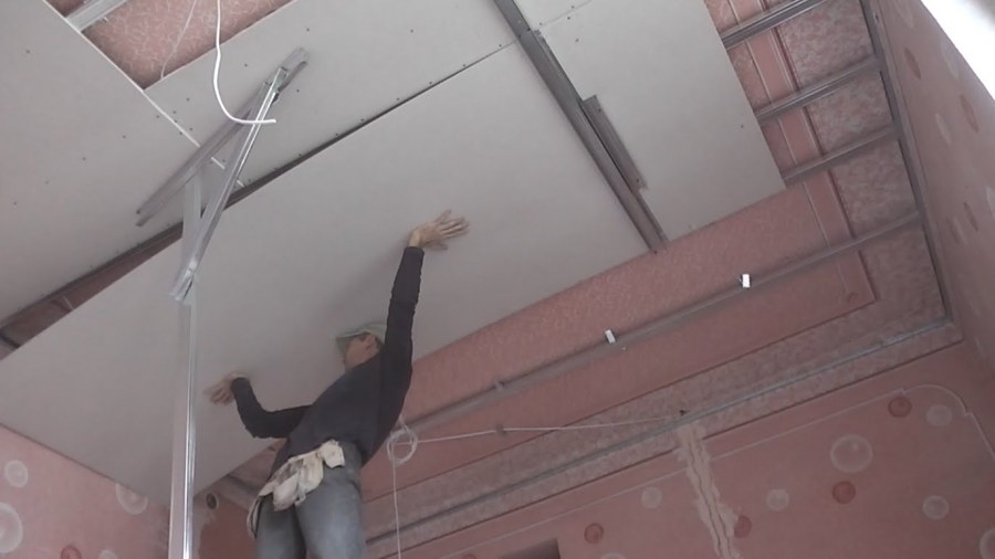 Шумоизоляция потолка под гипсокартон