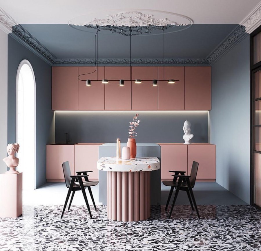 Цветовые решения для кухни 2021