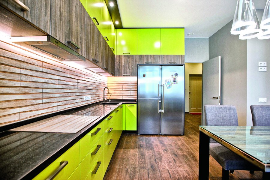 Необычные яркие решения для кухни