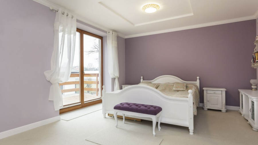 Краска для стен в спальне