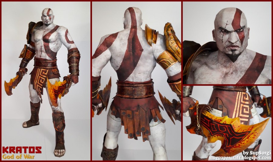 Кратос с разных ракурсов