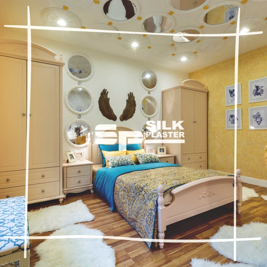 Штукатурка в интерьере в детской