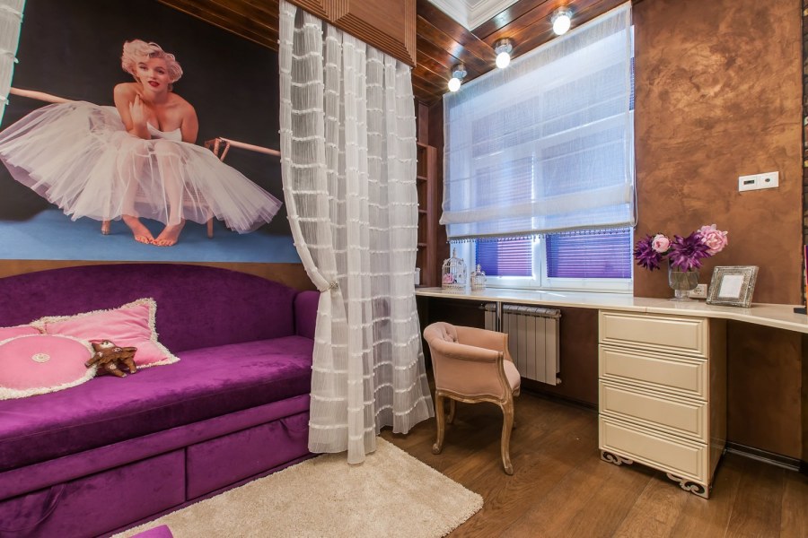 Школа ремонта комната для девочки