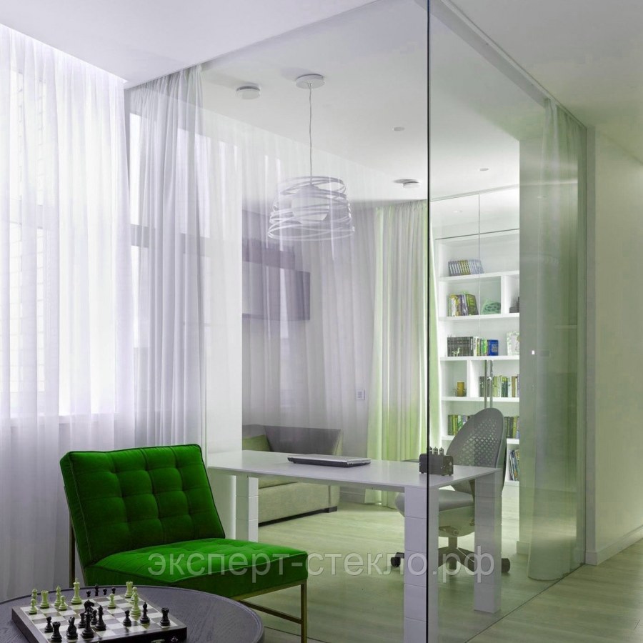 Стеклянные перегородки