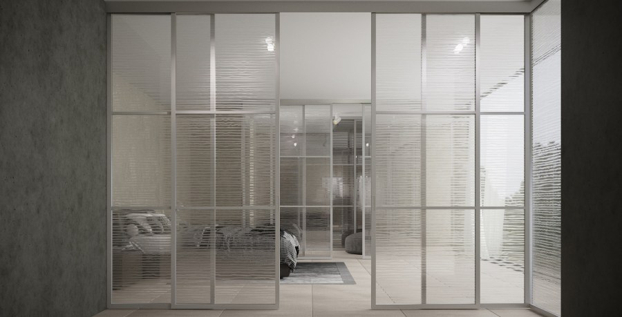 Стеклянные раздвижные перегородки / Glass Sliding Partition Walls