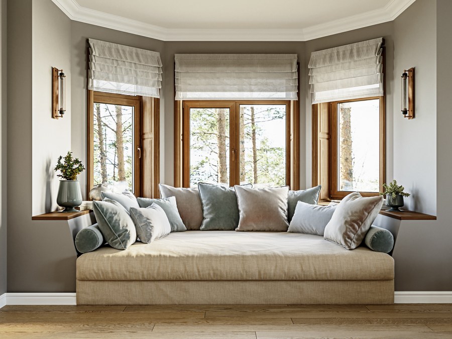 Диван в эркер