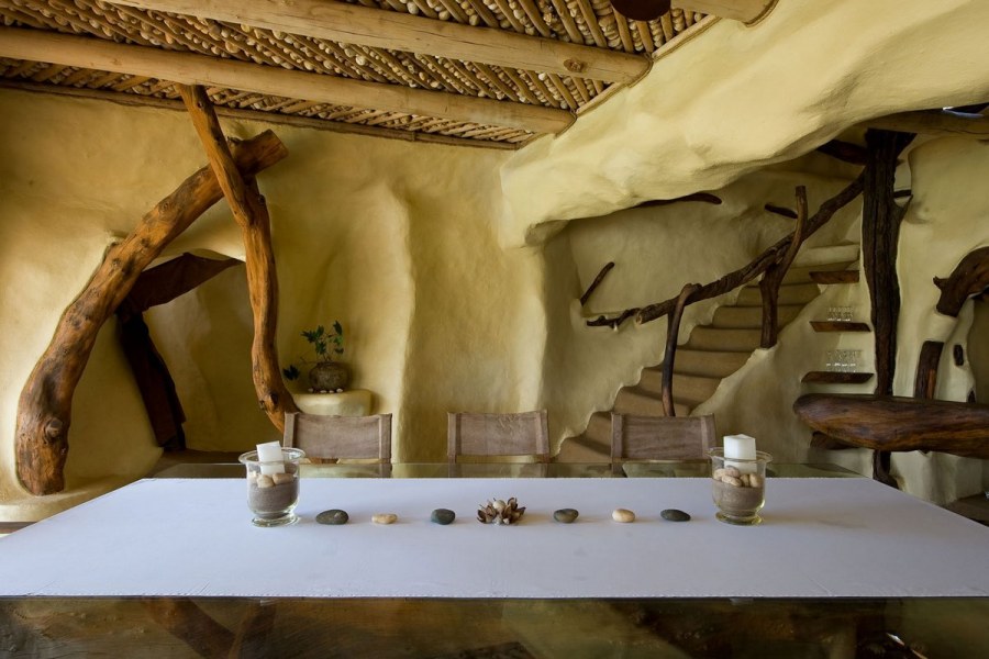 Пещерный стиль в интерьере