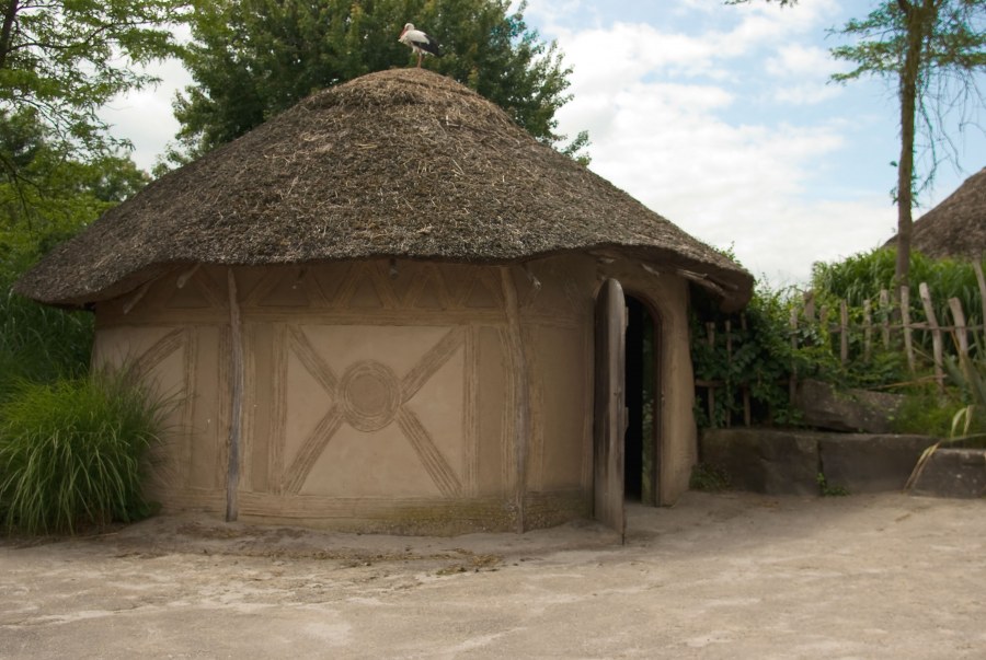 Нигерия глиняная Хижина