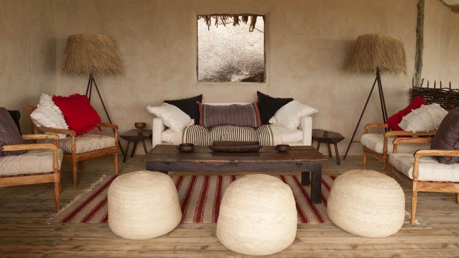 Африканское жилище внутри