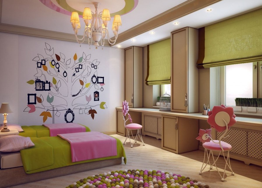 Демикая комната для девочки