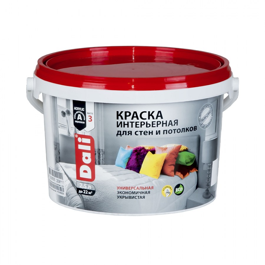 Краска интерьерная 5л Dali 20912