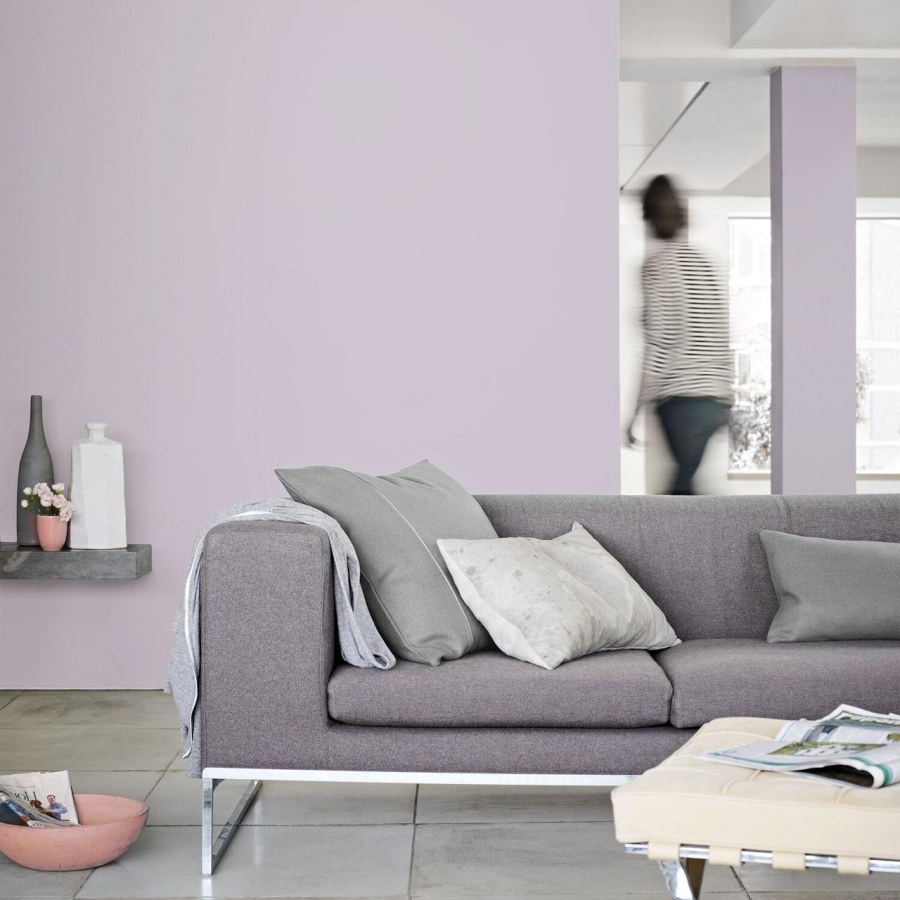 Краска на стенах в интерьере