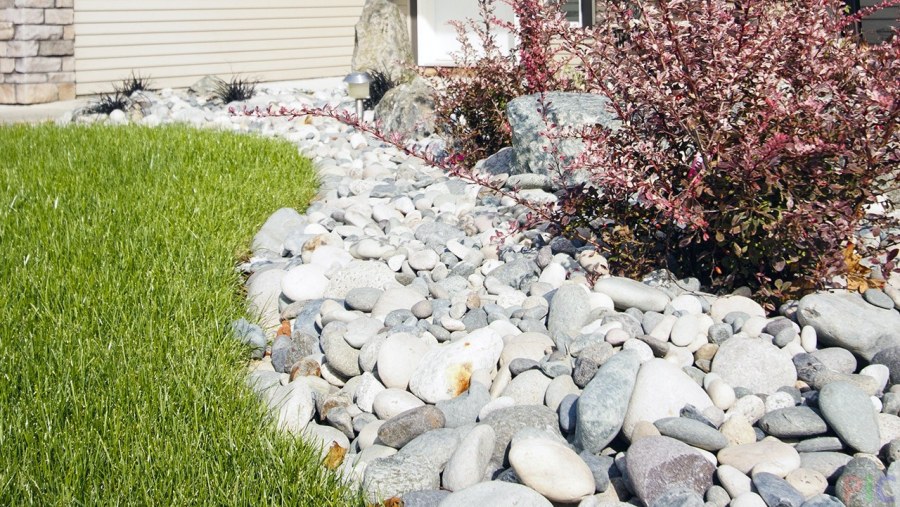 Каменный сад мраморная галька