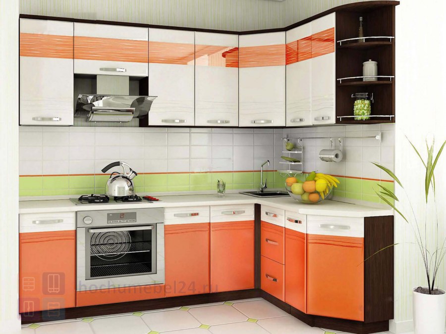 Кухня оранж Давита
