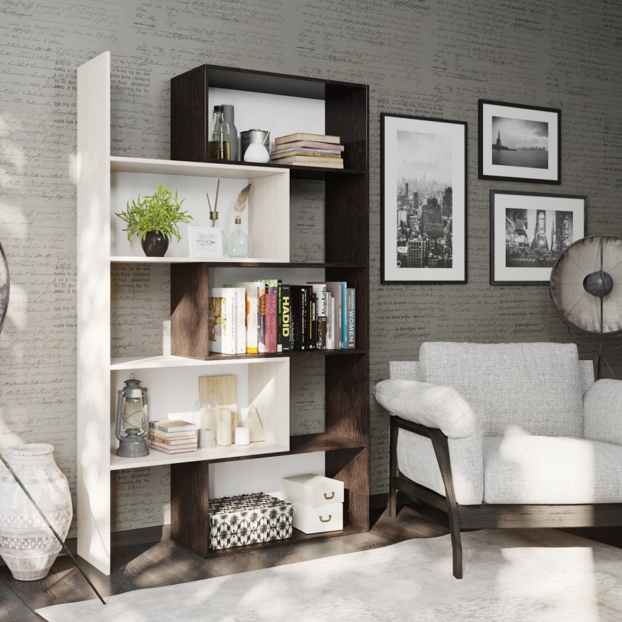 Стеллаж Файн-4 дуб сонома