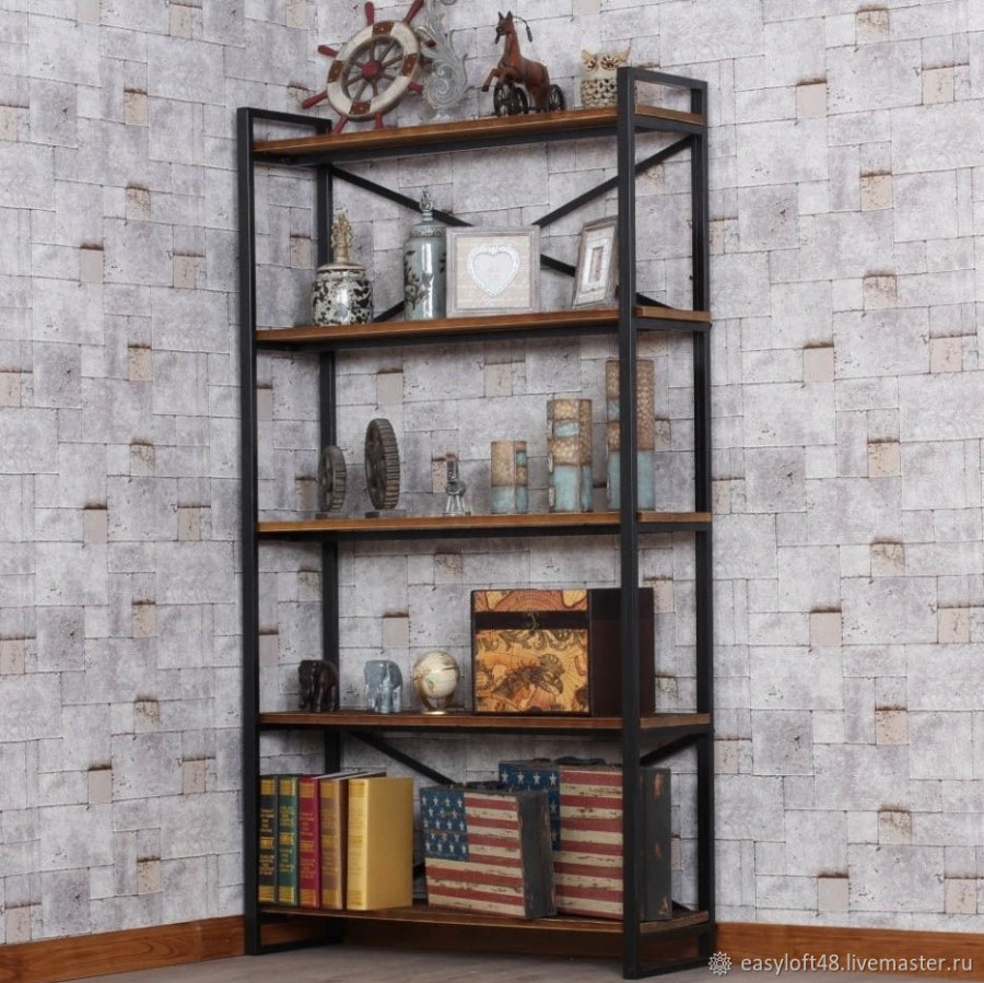 Стеллаж лофт металл 1400х