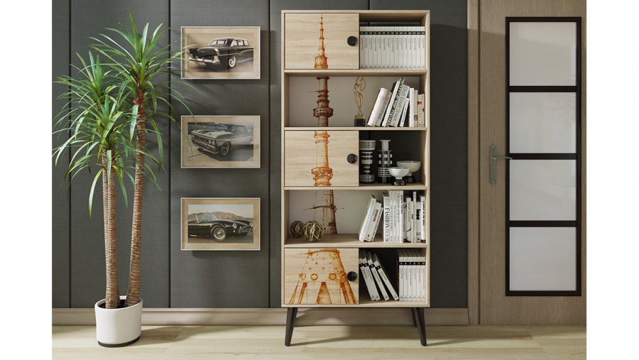 Современные книжные стеллажи