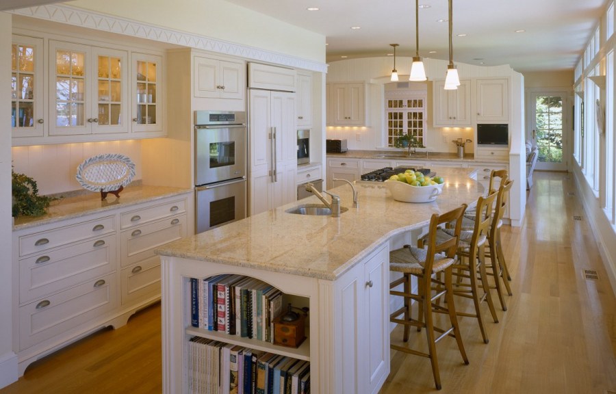 Планировка кухни в американском доме