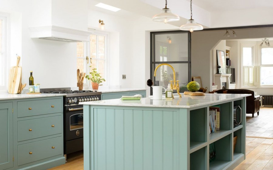 Изумрудная кухня икеа