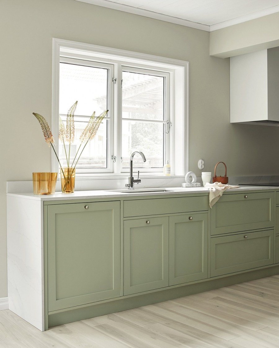 Кухня Мишель фисташковая