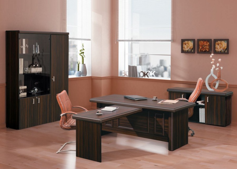 Стол руководителя Torino (эбони)