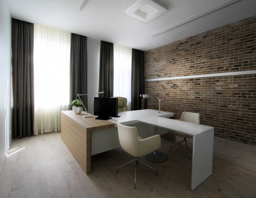 Кабинет в стиле лофт