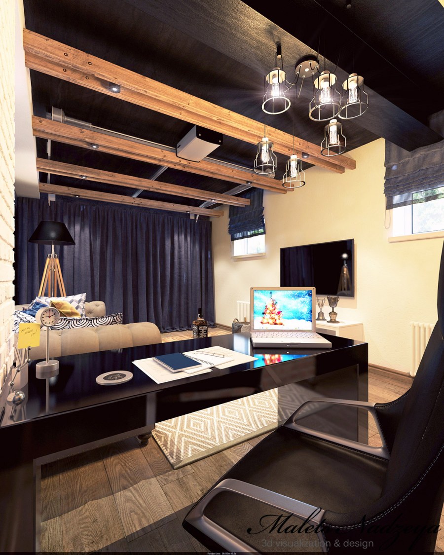Кабинет лофт
