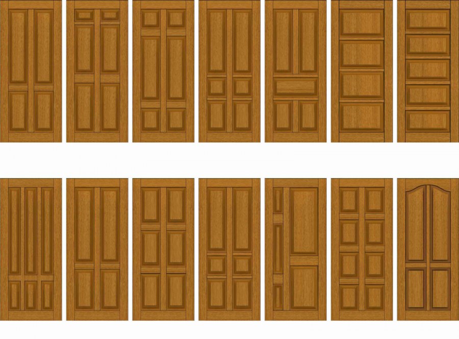 Двери межкомнатные филенчатые