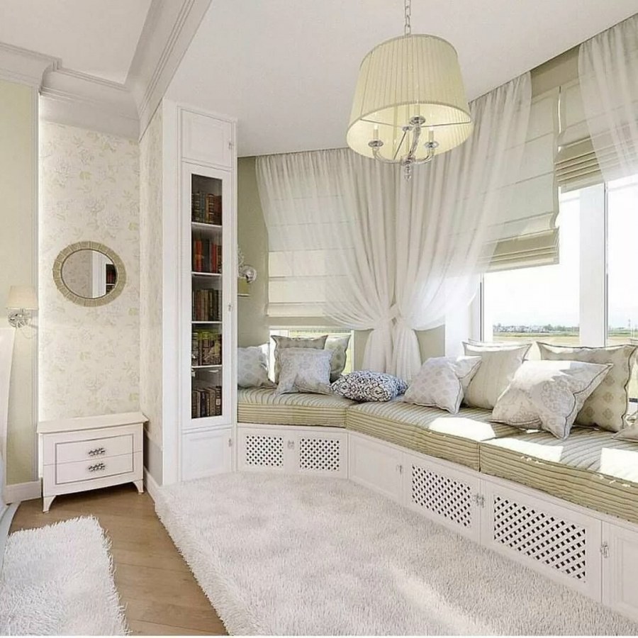 Спальня с эркером