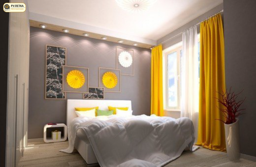 Желтая спальня