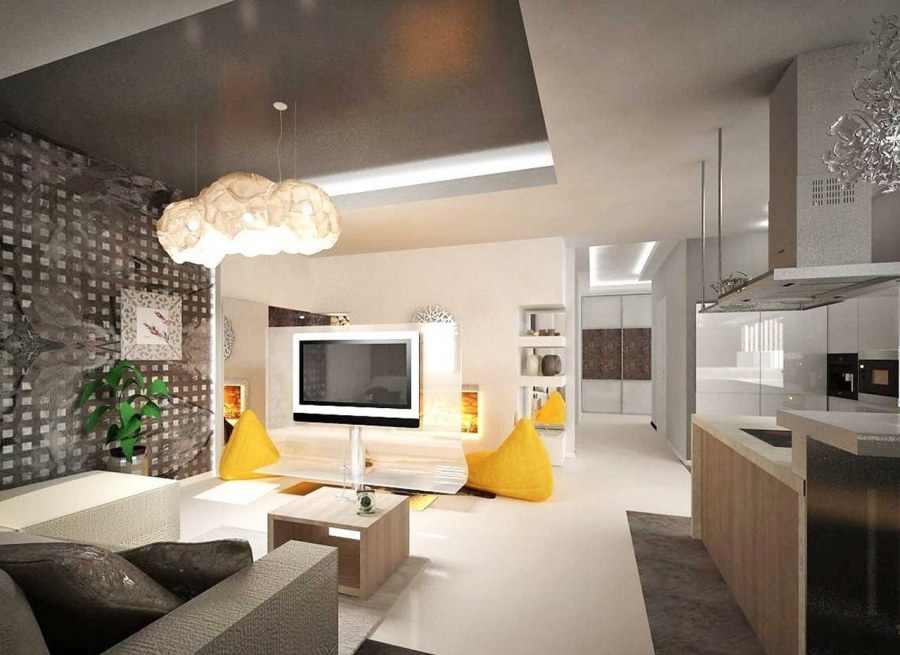 Гостиная в стиле конструктивизм