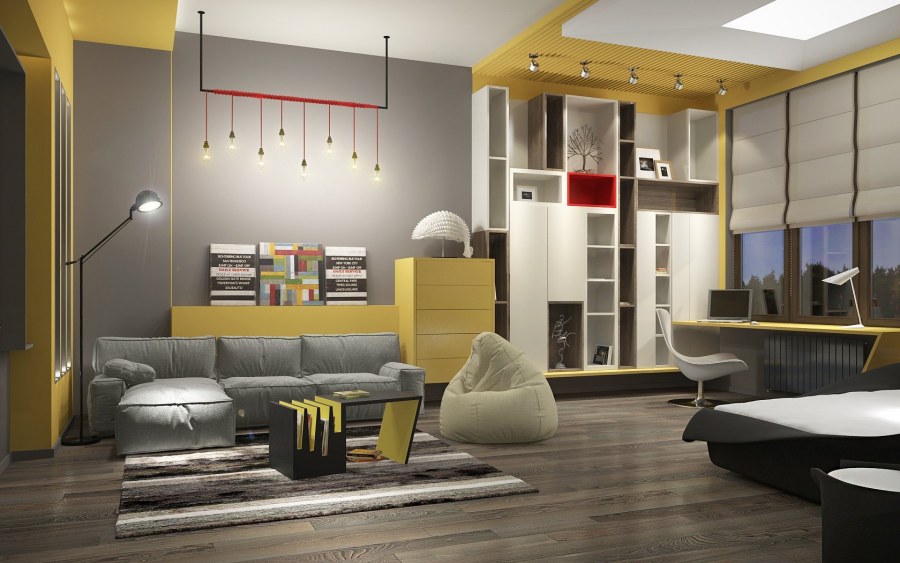 Интерьеры в стиле советского конструктивизма