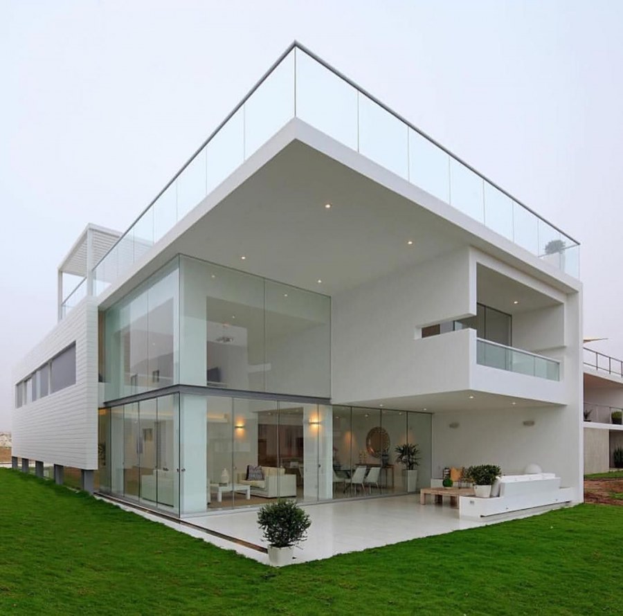 Дом в стиле Минимализм двухэтажный