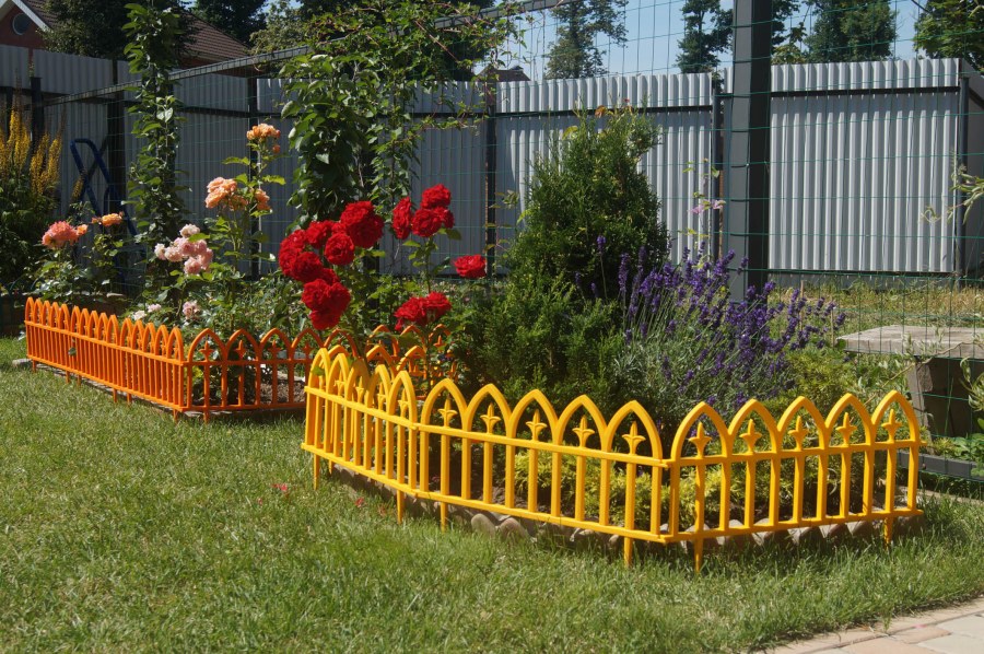 Ограждение для клумбы