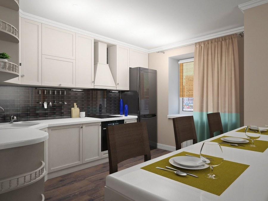 Кухня до потолка