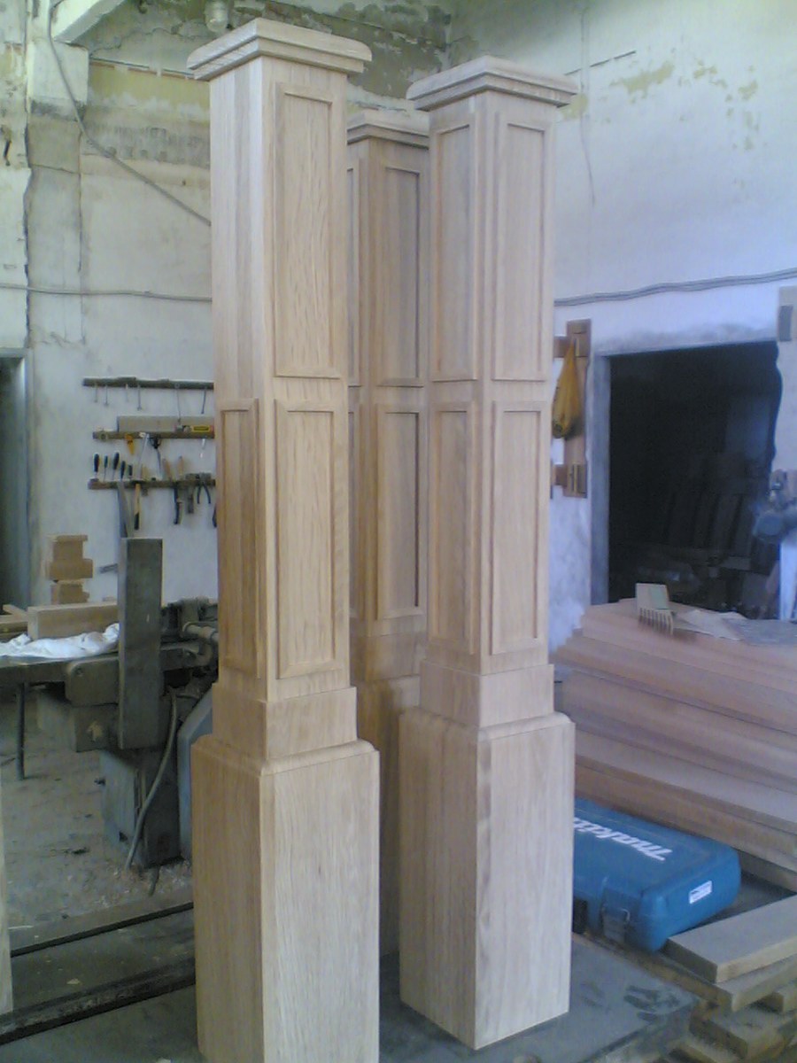 Декоративные деревянные столбы