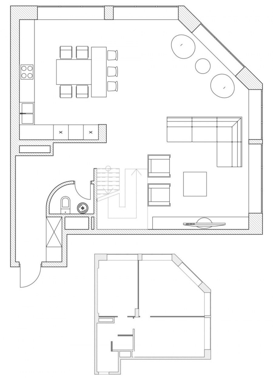 Кухня гостиная планировка