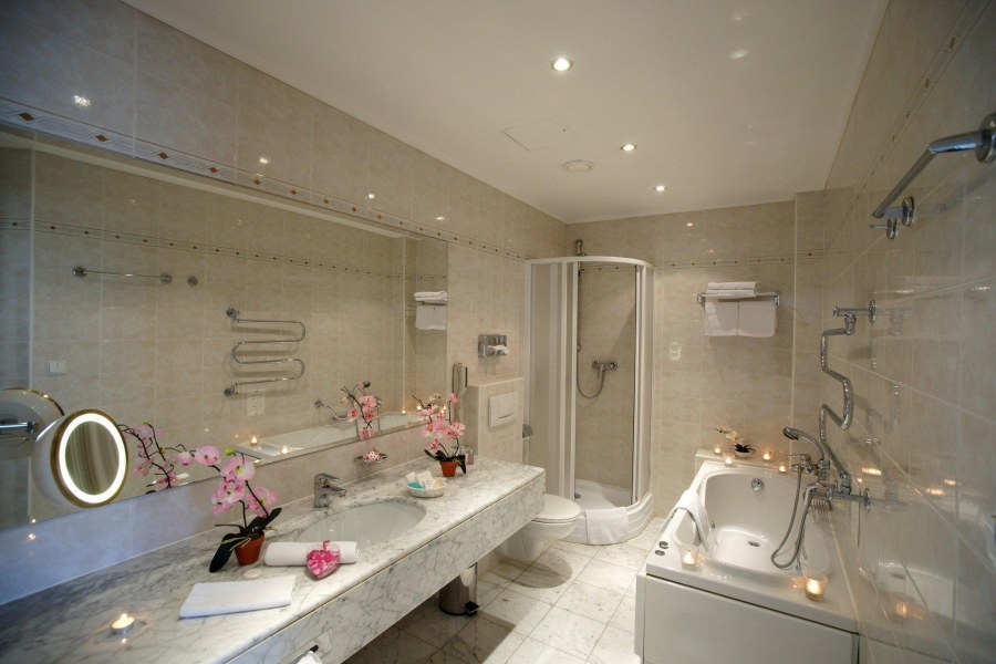 Ванная комната в гостинице 5 звезд