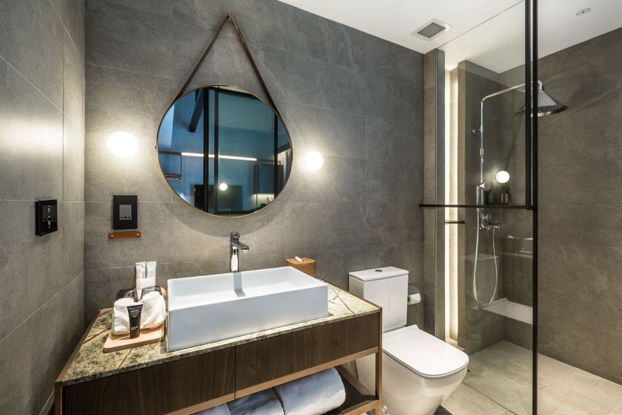 Отельный стиль санузла