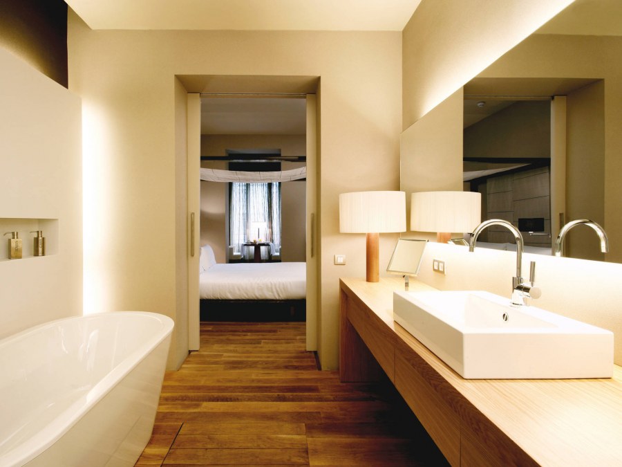 Ванная комната в отелях