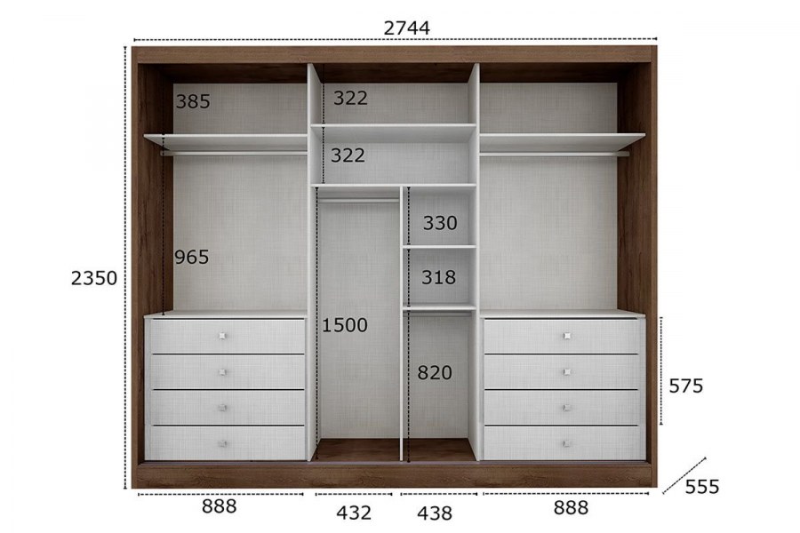 Шкафы в гостиную наполнение