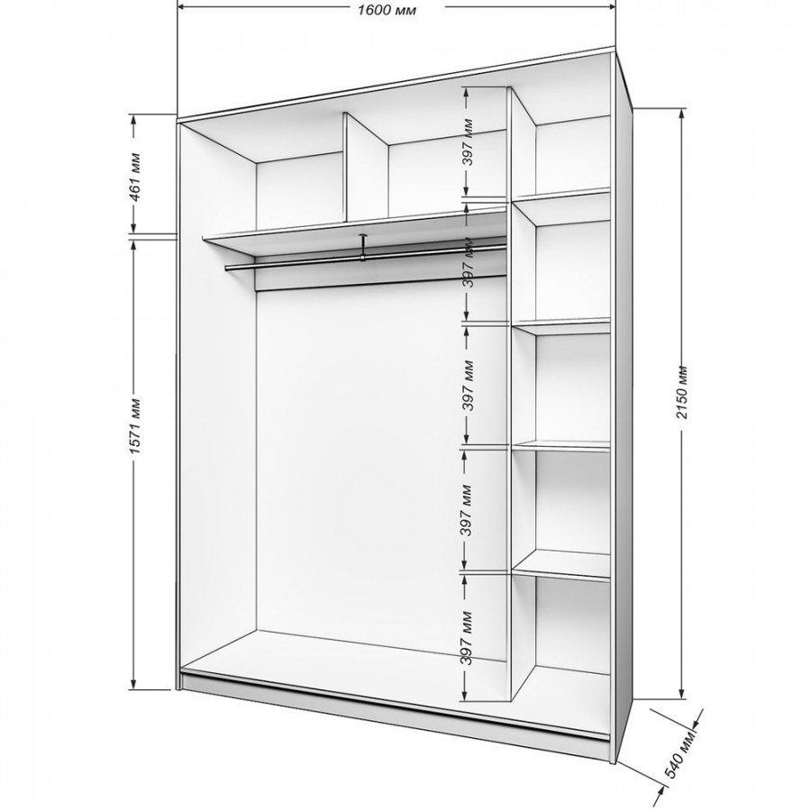Шкаф Альянс Фаворит дуб сонома