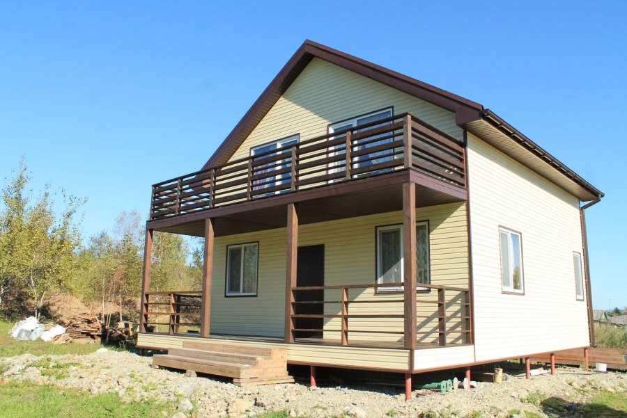 Терраса с балконом