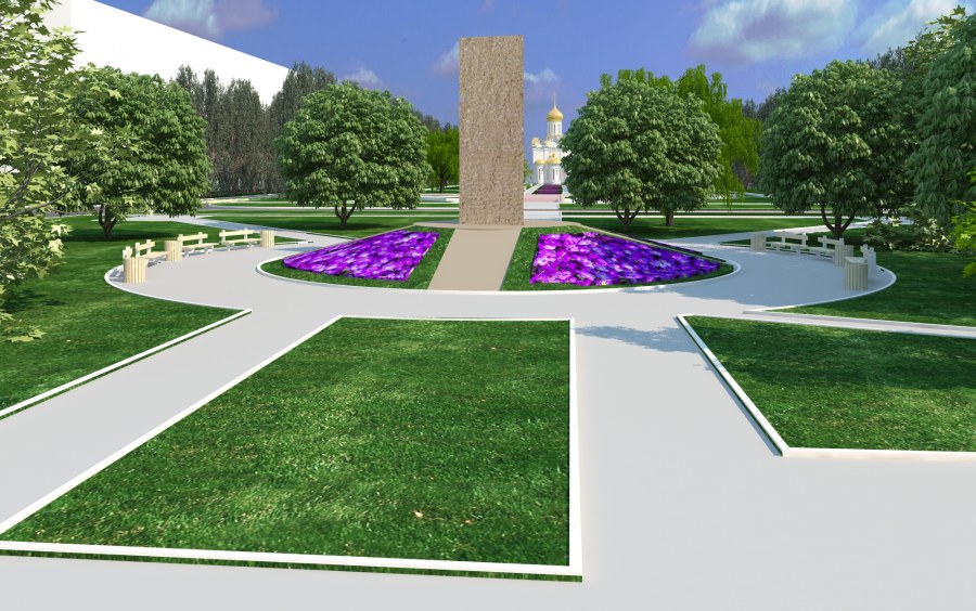 Благоустройство аллеи проект