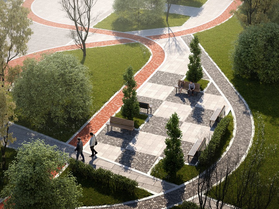 Сквер безымянный Новокузнецк