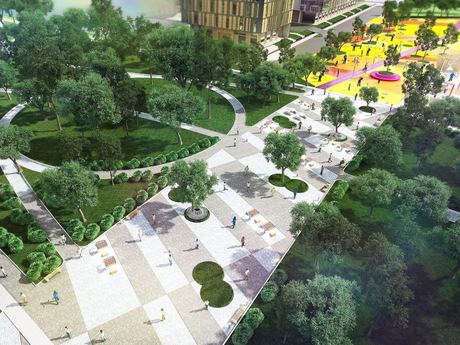 Благоустройство Предзаводской территории