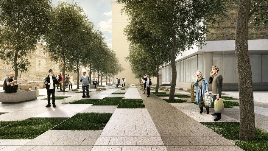 Озеленение скверов и бульваров