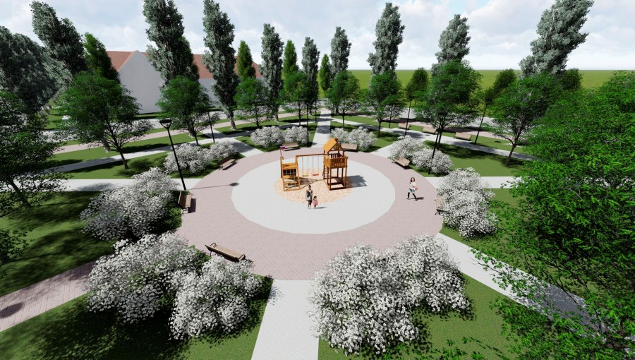 Аллея сквер Озеленение Екатеринбург