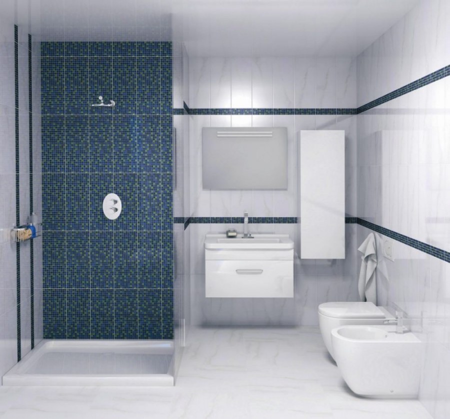 Ванная 3м.кв. с душевой и стиралкой